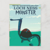 Loch Ness Monster grappige reisposter Briefkaart (Voorkant)