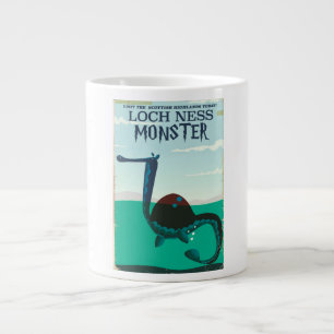 Loch Ness Monster grappige reisposter Grote Koffiekop