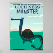 Loch Ness Monster grappige reisposter Poster (Voorkant)
