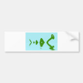 Loch Ness Monster (groen) Bumpersticker (Voorkant)