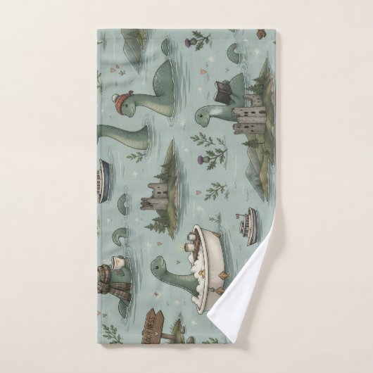 Loch Ness Monster Handdoek (Handdoek)