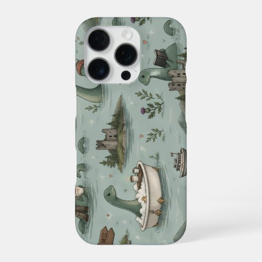 Loch Ness Monster iPhone Hoesje (Achterkant)