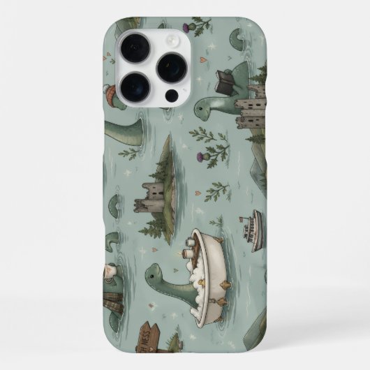 Loch Ness Monster iPhone Hoesje (Achterkant)