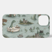 Loch Ness Monster iPhone Hoesje (Achterkant horizontaal)