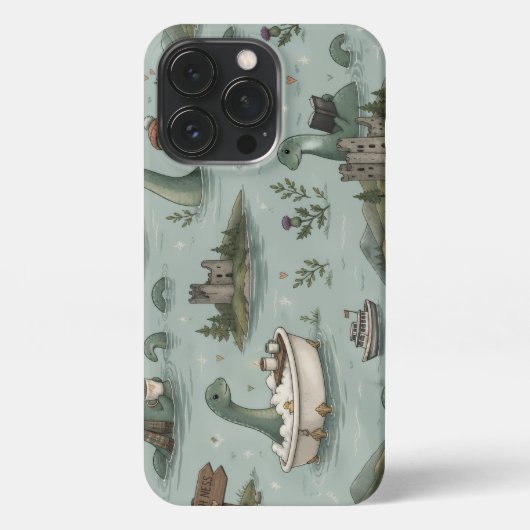 Loch Ness Monster iPhone Hoesje (Achterkant)