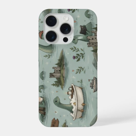 Loch Ness Monster iPhone Hoesje (Achterkant)