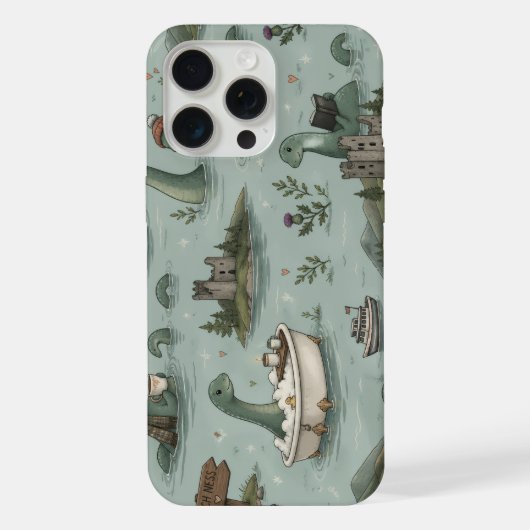 Loch Ness Monster iPhone Hoesje (Achterkant)