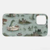 Loch Ness Monster iPhone Hoesje (Achterkant horizontaal)