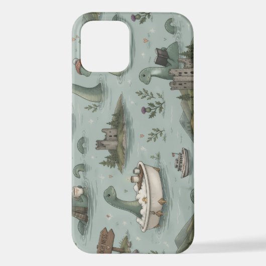 Loch Ness Monster iPhone Hoesje (Achterkant)