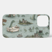 Loch Ness Monster iPhone Hoesje (Achterkant horizontaal)