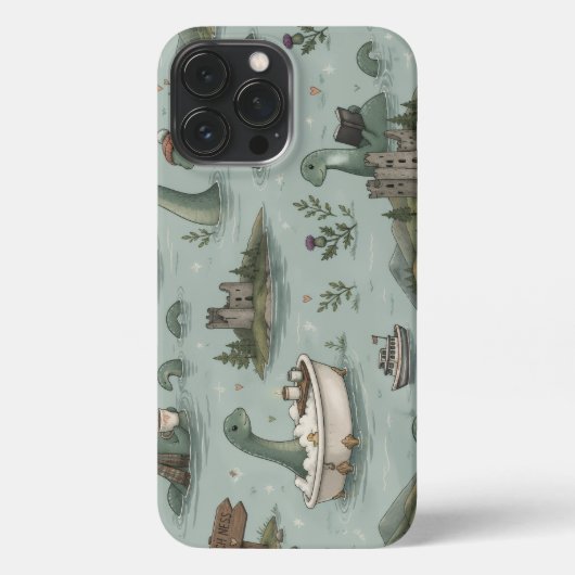 Loch Ness Monster iPhone Hoesje (Achterkant)