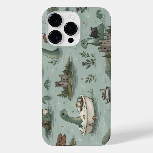 Loch Ness Monster iPhone Hoesje (Achterkant)