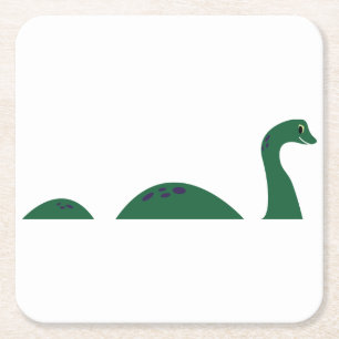 Loch Ness Monster Kartonnen Onderzetters
