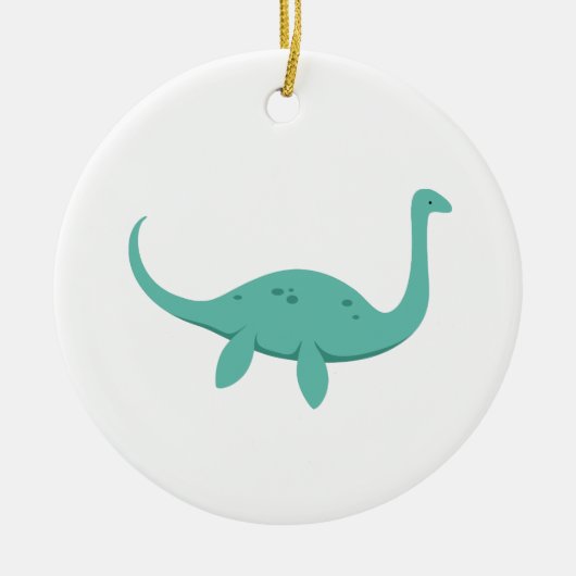 Loch Ness Monster Keramisch Ornament (Voorkant)