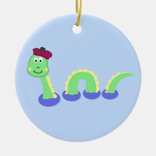 Loch Ness Monster Keramisch Ornament (Voorkant)