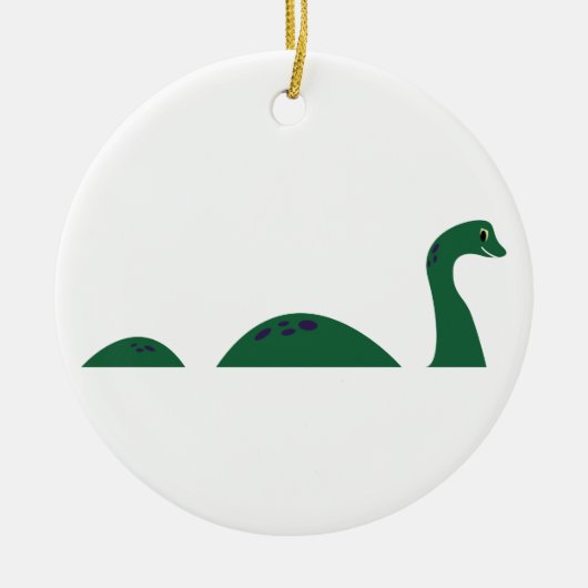Loch Ness Monster Keramisch Ornament (Voorkant)
