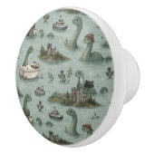 Loch Ness Monster Keramische Knop (Rechts)