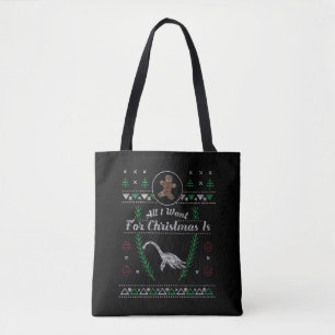 Loch Ness Monster Kerst Lelijk Shirt Tote Bag