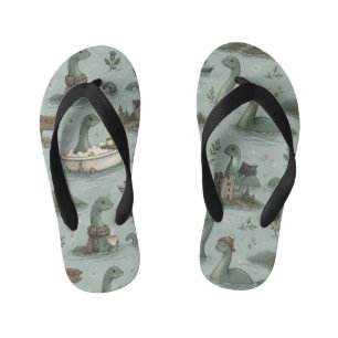 Loch Ness Monster Kinder Teenslippers