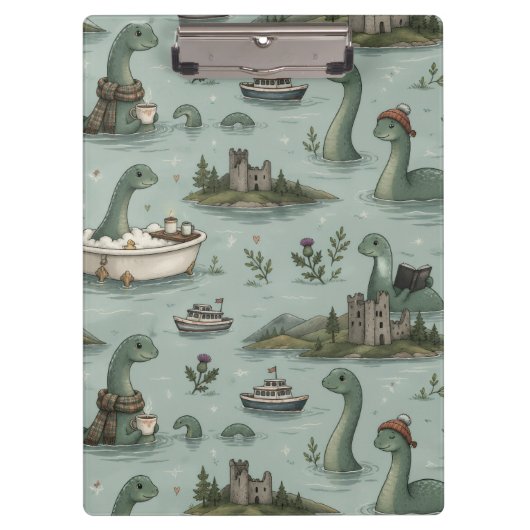 Loch Ness Monster Klembord (Voorkant)