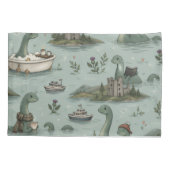 Loch Ness Monster Kussensloop (Achterkant)