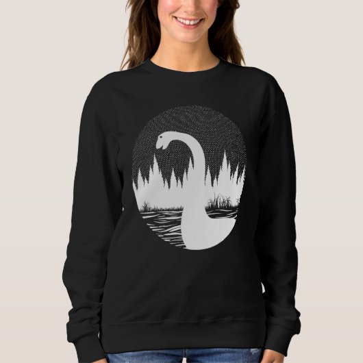 Loch Ness Monster Nessie Cool Folklore Ontwerp Cry Trui (Voorkant)