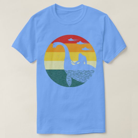 Loch Ness Monster Nessie Ufo T-shirt (Design voorkant)