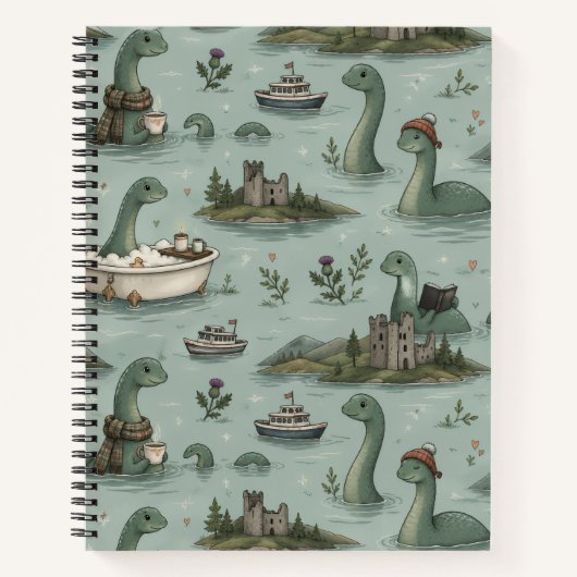 Loch Ness Monster Notitieboek (Voorkant)