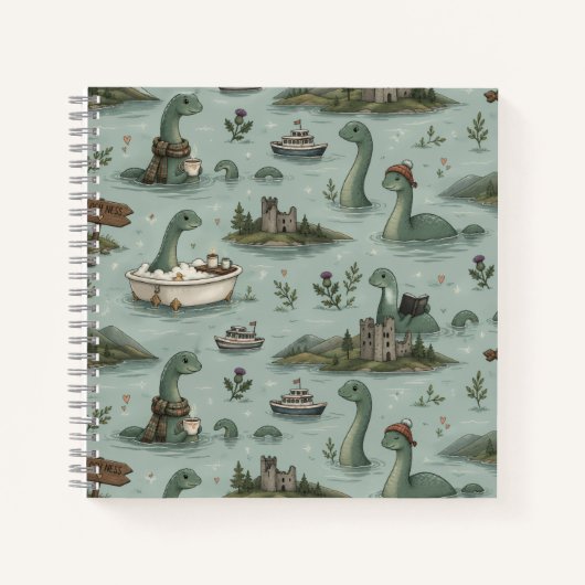 Loch Ness Monster Notitieboek (Voorkant)