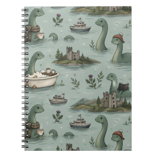 Loch Ness Monster Notitieboek (Voorkant)