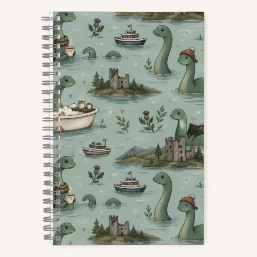 Loch Ness Monster Notitieboek (Voorkant)