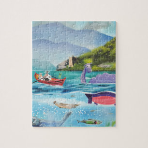 Loch Ness monster onderwater G BRUCE Legpuzzel