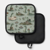 Loch Ness Monster Pannenlap (Voorkant / Achterkant)
