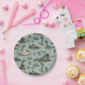 Loch Ness Monster Papieren Bordje (Feest)