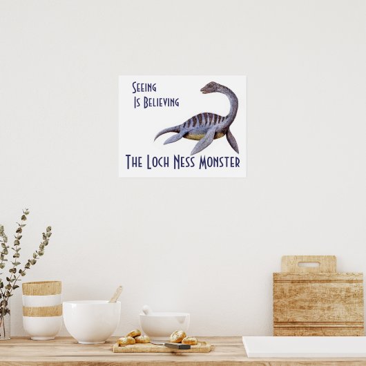 Loch Ness Monster Poster (Keuken)