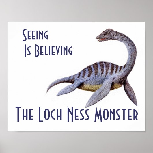Loch Ness Monster Poster (Voorkant)