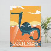 Loch ness monster reisprint (Staand voorkant)