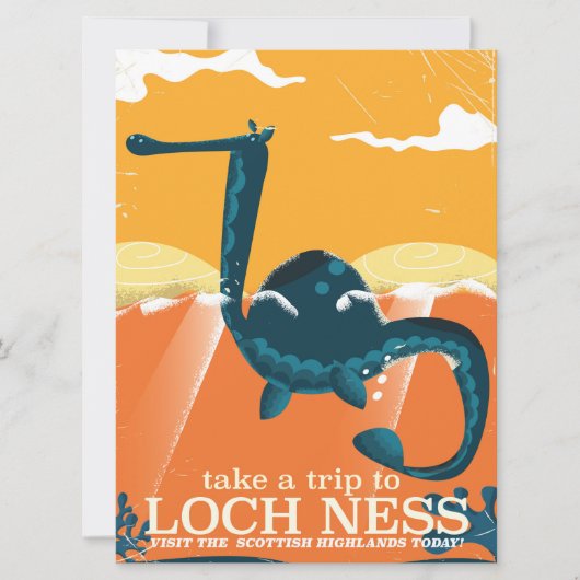 Loch ness monster reisprint (Voorkant)