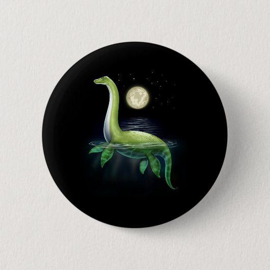 Loch Ness Monster Ronde Button 5,7 Cm (Voorkant)
