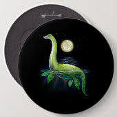 Loch Ness Monster Ronde Button 6,0 Cm (Voorkant /achterkant)