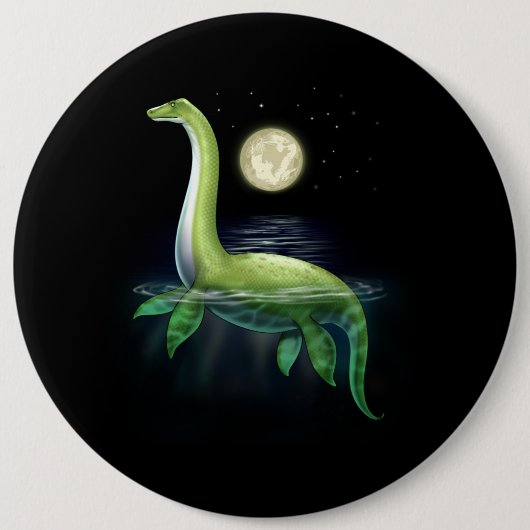 Loch Ness Monster Ronde Button 6,0 Cm (Voorkant)