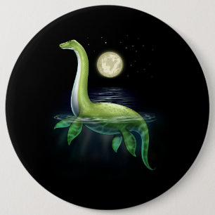 Loch Ness Monster Ronde Button 6,0 Cm