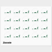 Loch Ness Monster Ronde Sticker (Vel)