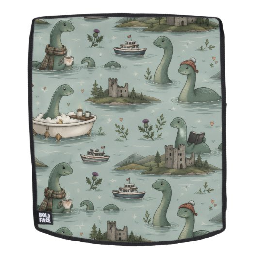 Loch Ness Monster Rugtassen (Verwijderbaar gezicht)