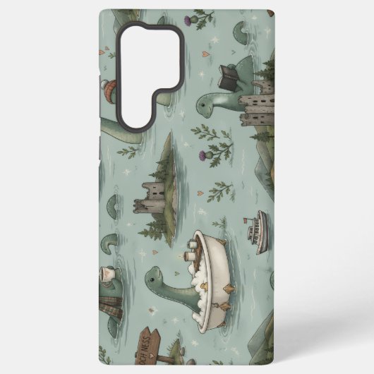 Loch Ness Monster Samsung Galaxy Hoesje (Achterkant)