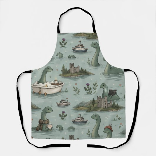 Loch Ness Monster Schort (Voorkant)
