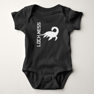 Loch Ness Monster Silhouette Romper