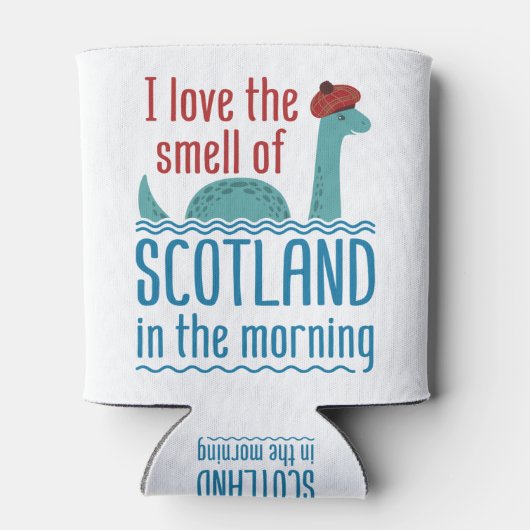 Loch ness Monster Smell van Schotland in de ochten Blikjeskoeler (Achterkant)