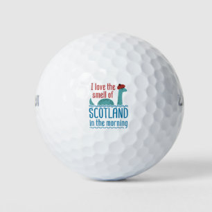 Loch ness Monster Smell van Schotland in de ochten Golfballen