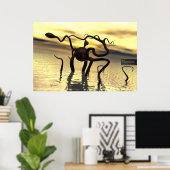 Loch Ness Monster. (watermonster) Poster (Thuiskantoor)